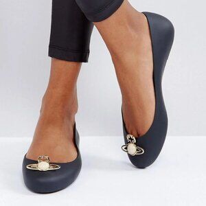 Authentic Vivienne Westwood x Melissa flats US6 - Worn Once!